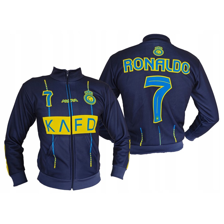 Gyermek sport blúz, poliészter, sötétkék