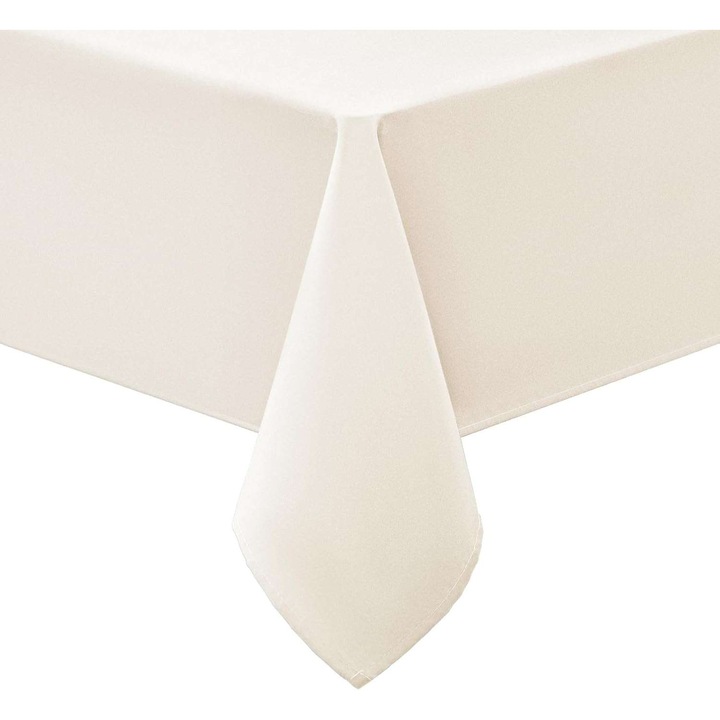 Asztalterítő, CE, téglalap alakú abrosz, 100x140cm, bézs színű