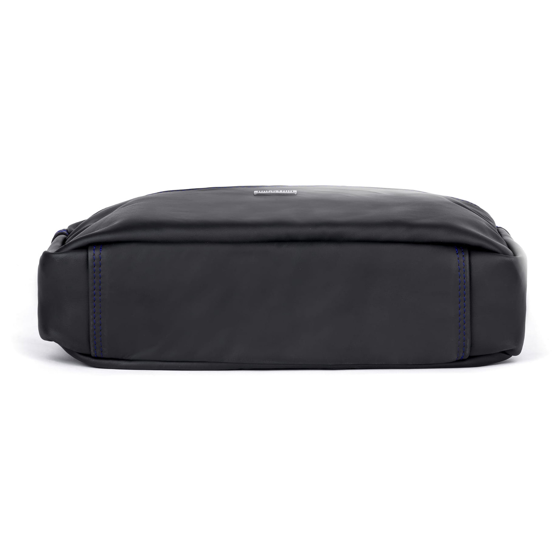 Geanta laptop Kaletnik Rota, piele naturala, compartiment principal cu fermoar, buzunar pentru laptop, culoare neagra, dimensiuni 30x45cm