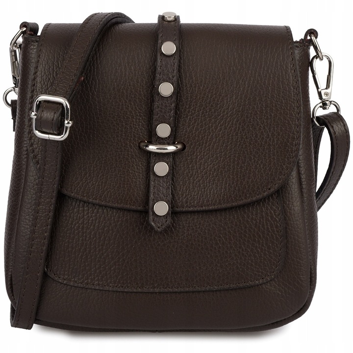 Geanta messenger dama Vera Pelle, piele naturala, 20x7cm