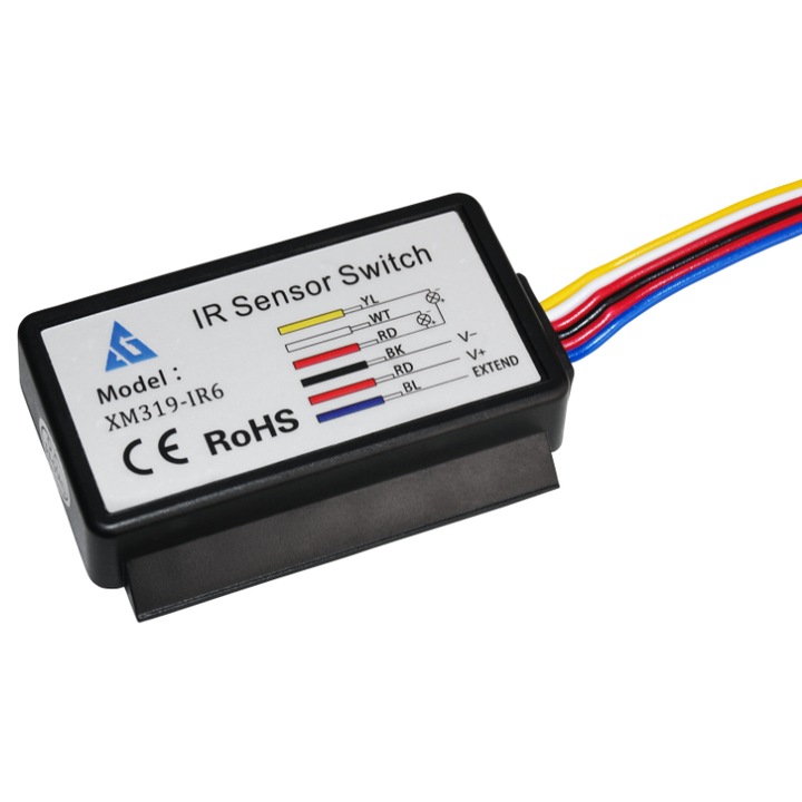 Kit senzor de miscare pentru LED-uri CCT, MW POWER, functie de memorie si dimming, distanta maxima 0.8m