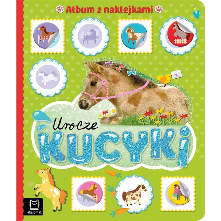 Album creativ cu stickere pentru fetite, ilustratii colorate, 30x45cm