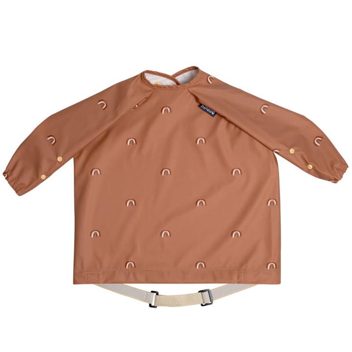 Hosszú ujjú előke, Bibado, Barna, 6 hónap - 3 év