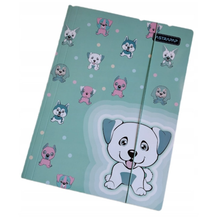 Dosar A4 , design pastel cu animale, organizator stilat, dimensiune A4