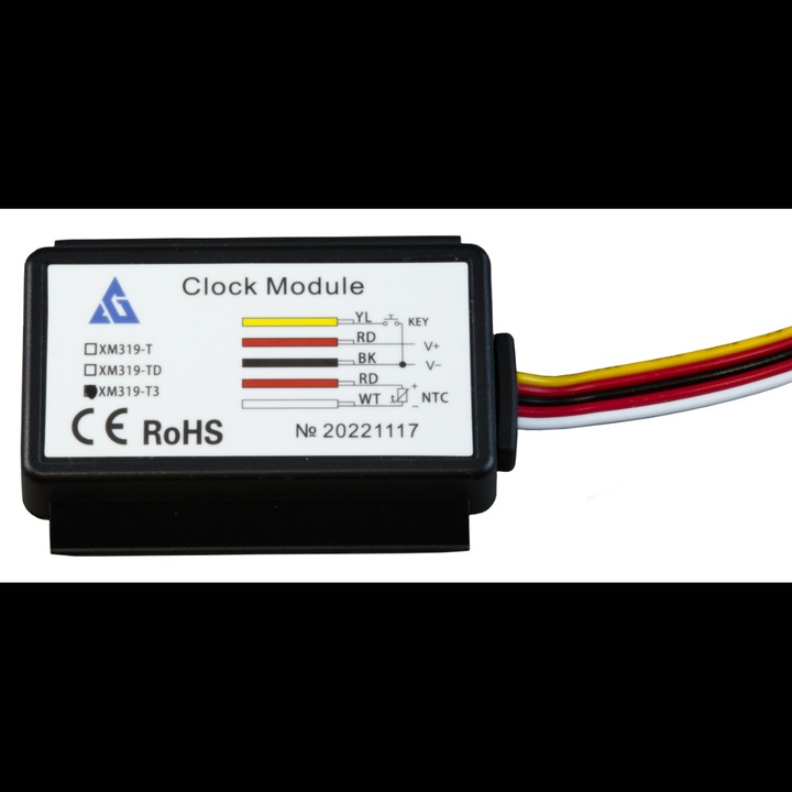 Modul de timp/temperatura cu senzor, MW Lighting, V.2, 10x15x22cm