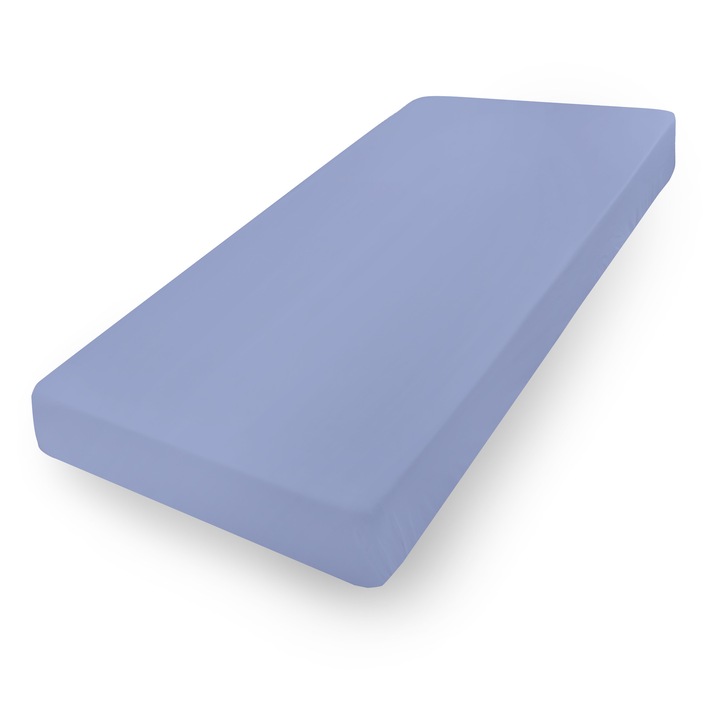 Cearceaf de pat, Matex, jersey cu elastic, roz, 150x190cm, 160x200cm