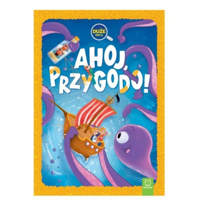 Ahoj, Przygodo! Carte pentru citit, 40614, litere mari, coperta tare, 2023