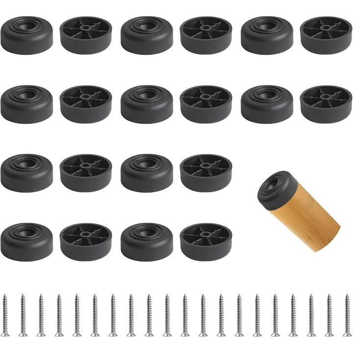 Комплект от 20 броя предпазители за мебели CE, безшумни, за предотвратяване на драскотини