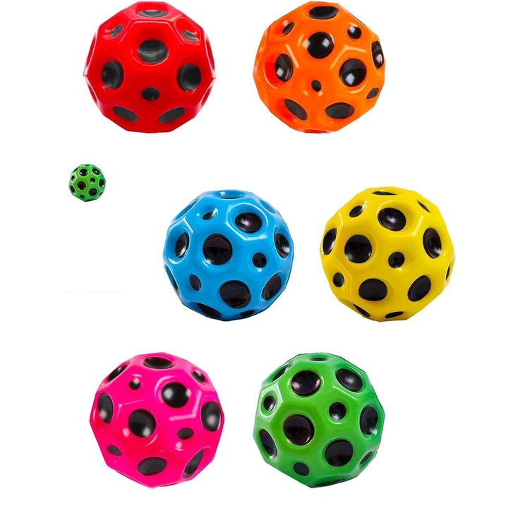 6 darab interaktív játékkészlet gyerekeknek, 7 cm, többszínű