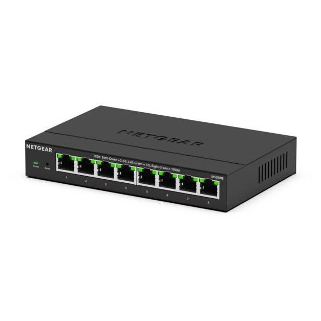 Switch Ethernet gestionabil Netgear GS110EMX cu 8 porturi