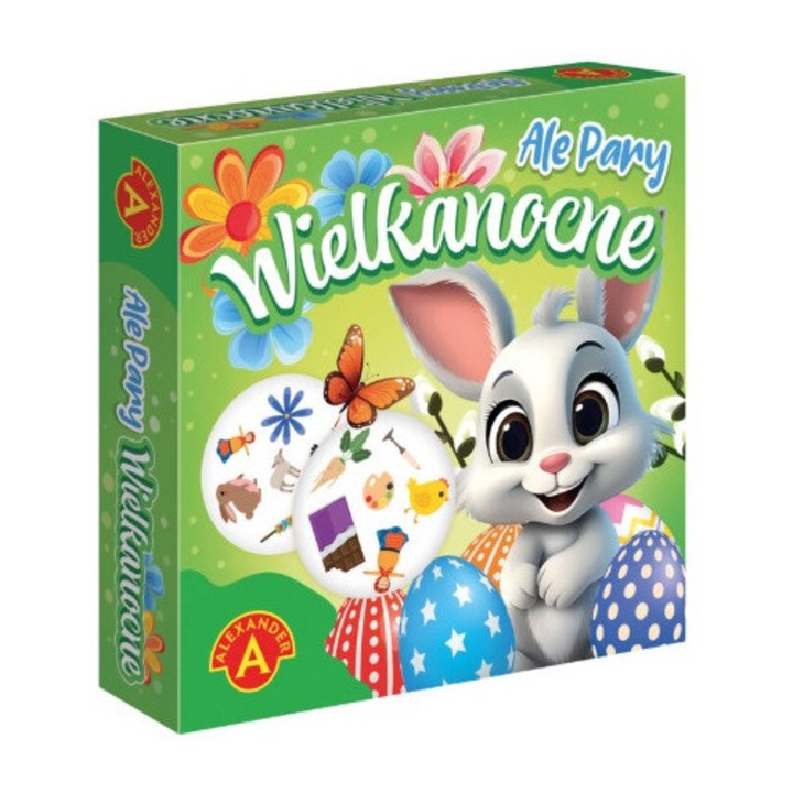 Настолна игра Ale Pary Wielkanoc, 31 карти, великденски символи, многоцветна