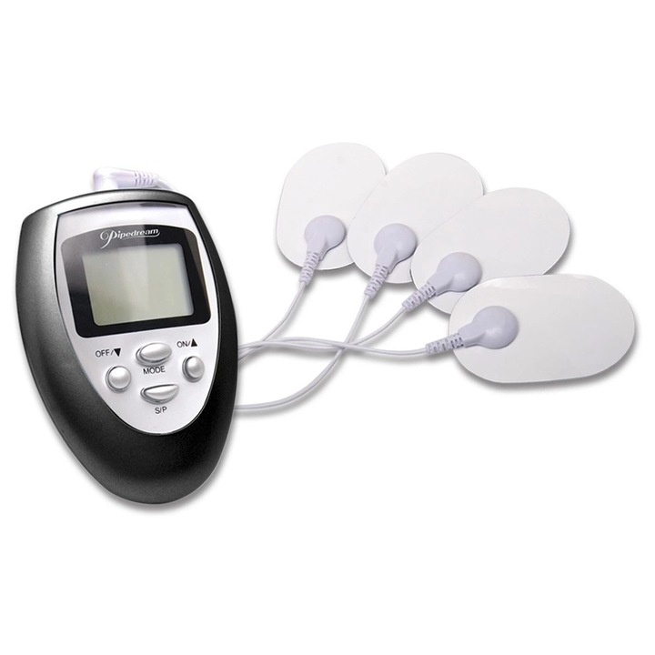 Set de Electrostimulare Fetish Fantasy, 4 Electrozi, ABS, Polichlorura de vinil