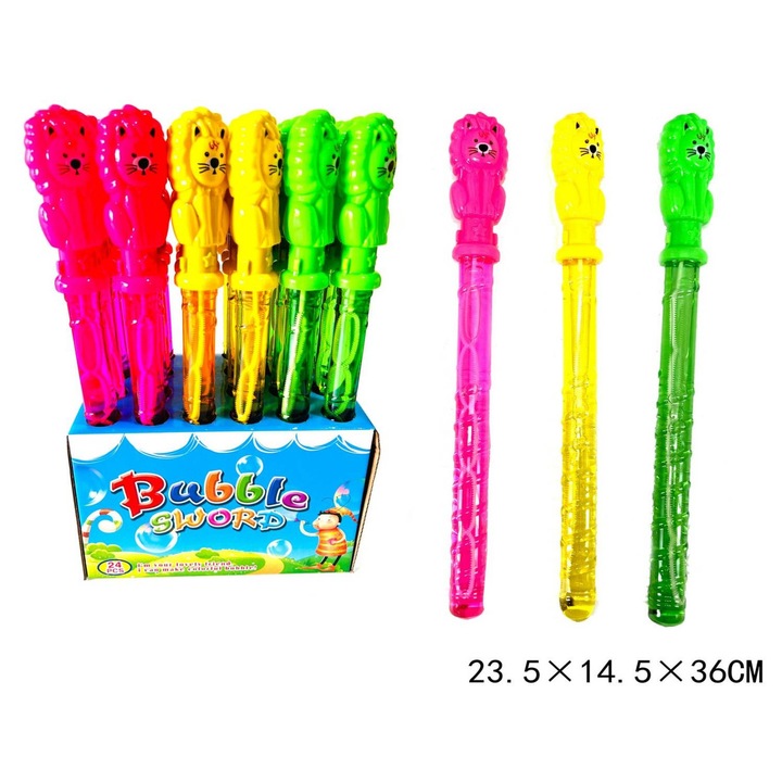 24 darab buborékfújó készlet, Luka, többszínű