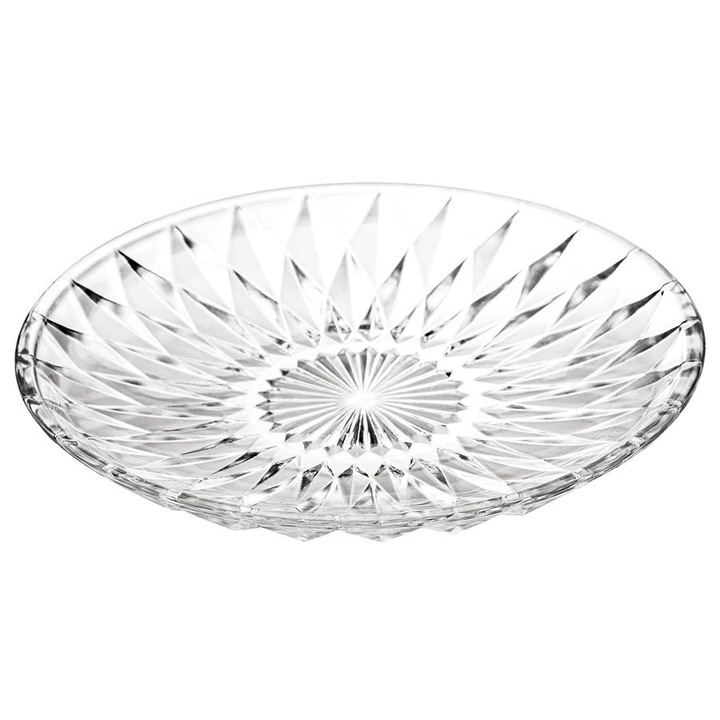 Tányérkészlet, luka, 15cm, 6 darab, üveg