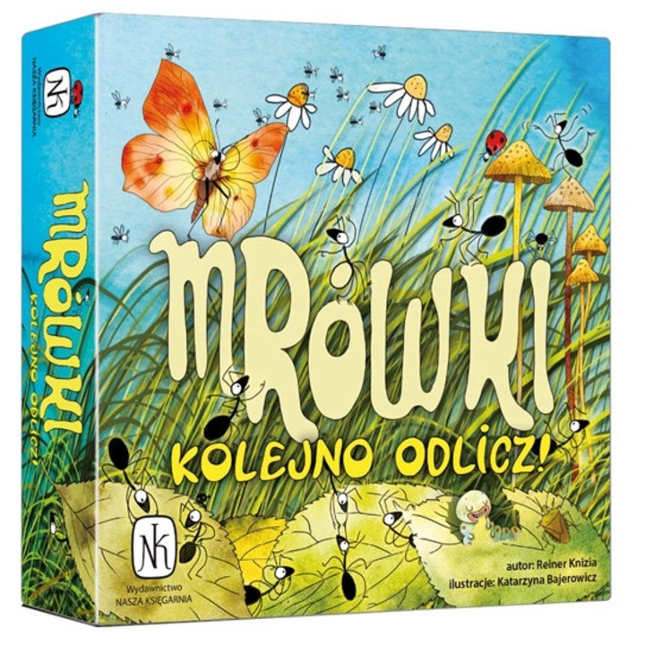 Joc de societate Mrowki - Kolejno odlicz!, 1 jucator, pentru intreaga familie, multicolor