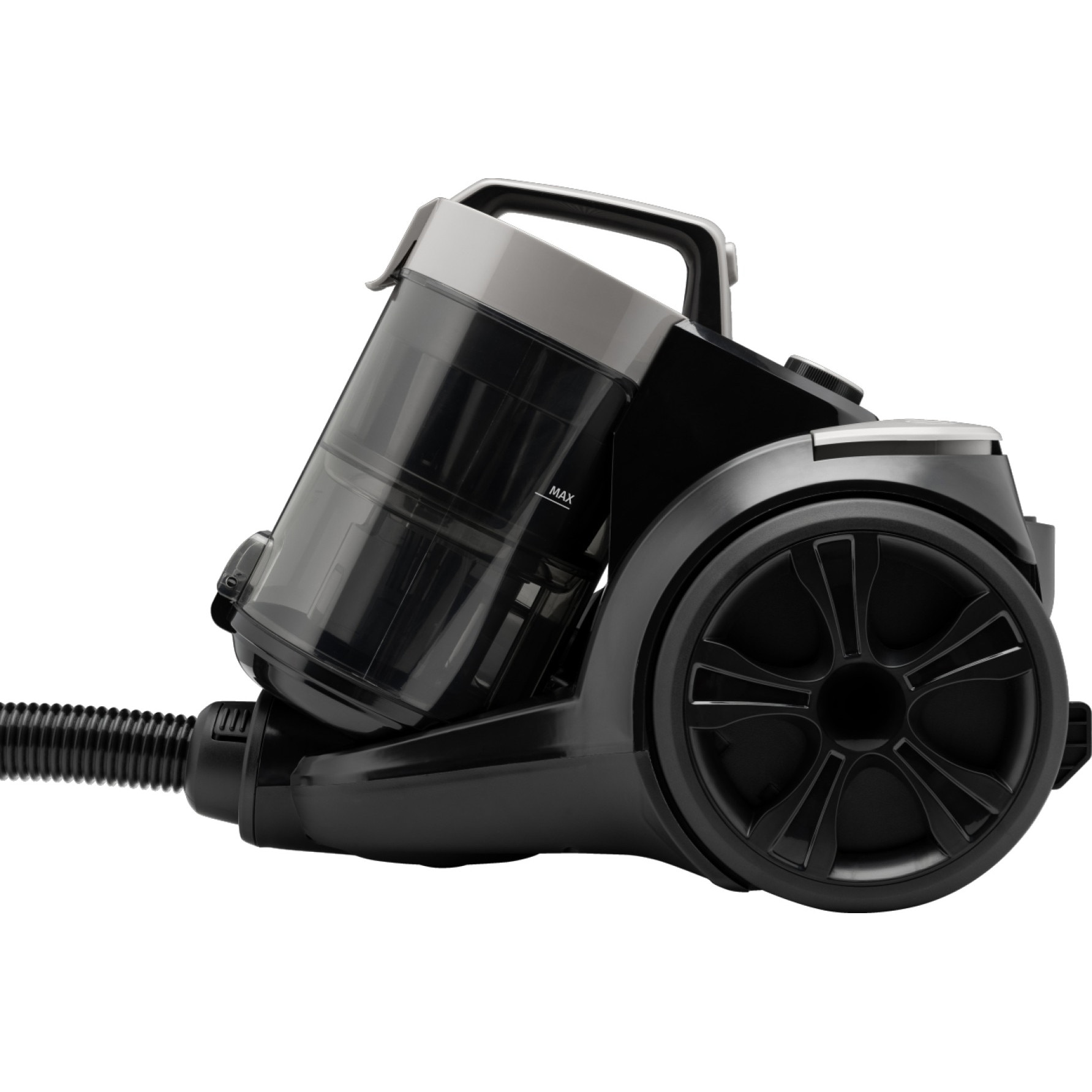 Aspirator fara sac Gorenje VCE01TABKG, 850 W, 3.3 l, Tehnologie Multiciclonica, Filtrare HEPA dubla, Gri-Negru