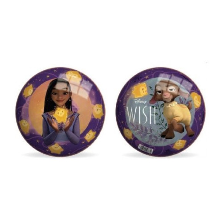 Minge Disney Wish, 230mm, design cu personaje, usoara, pentru copii de la 3 ani