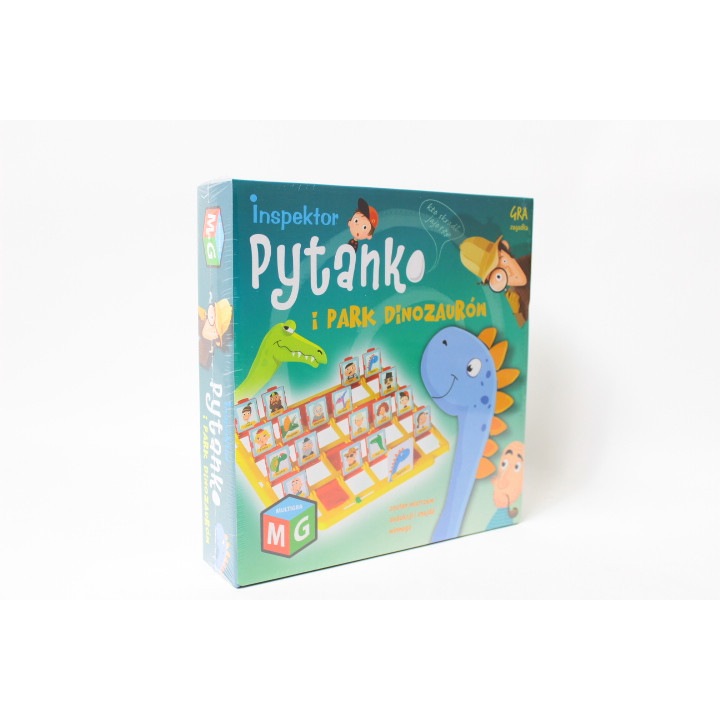 Joc de societate, Inspektor Pytanko, aventura dinozaurilor, 2 tablite, multicolor