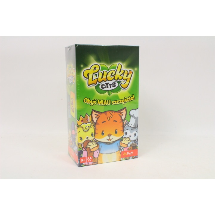 Joc de societate Lucky Cats, 2-4 jucatori, 80 carti, 32 carti vise, multicolor