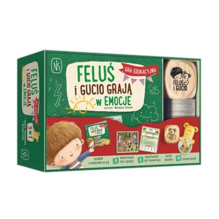 Joc educativ emotii, 3 tipuri de activitati, multicolor