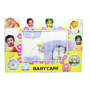 Babycare - Комплект за бебе 6 части за изписване новородено, син, за момче (2363905-2)