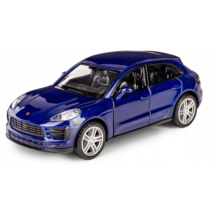 Fém autó Porsche Macan S kék 12cm RMZ City