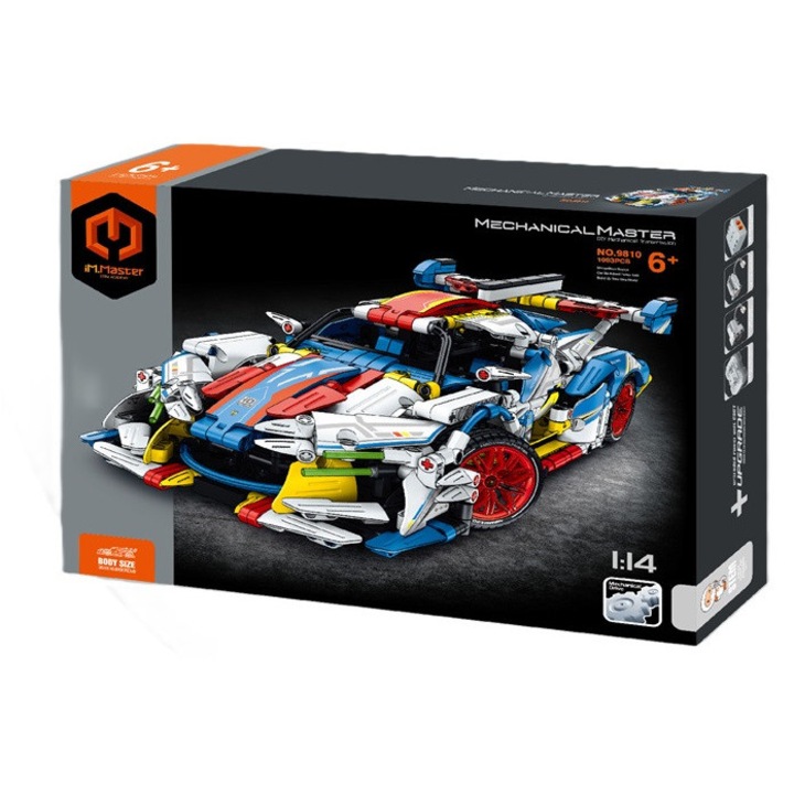 Masinuta set 1:14, Apollo, 1093 elemente, multicolor