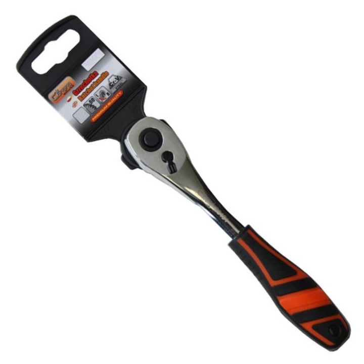 Set 2 carti Cheie cu clichet 3/8", 60 dinti, reversibil