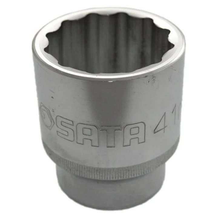 Crichet tubular SATA 3/4'' 41mm, 12 unghiuri, 64mm lungime