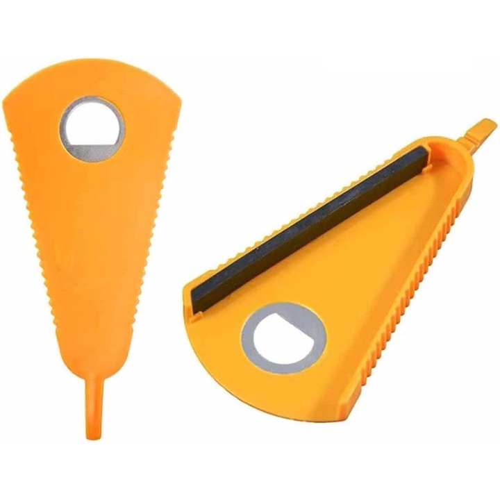 Desfacator multifunctional, set 2 bucati, galben, 17cm