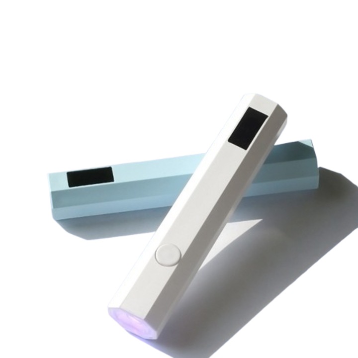 Lampa profesionala UV/LED pentru unghii, 48W Portabila Reincarcabila cu temporizator incorporat si afisaj LCD