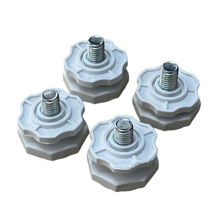 Picior reglabil de sustinere pentru masina de spalat FullParts, set 4 piese, stabilitate, durabilitate