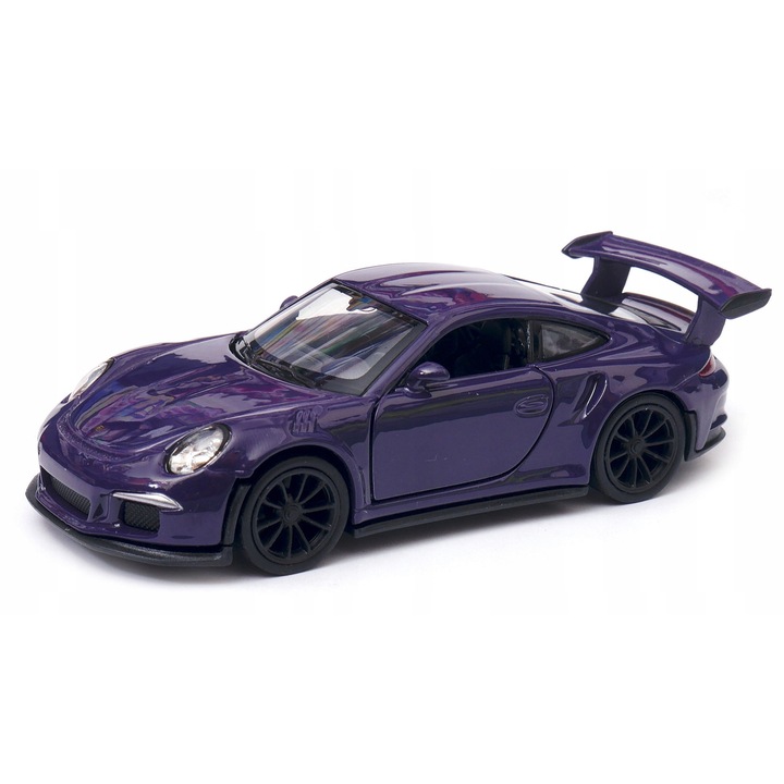 Masinuta Porsche GT3 RS 1:34 Welly - Violet
