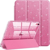 Husa Compatibila cu iPad 11-inch (A16) 2025 & 10-inch 2022 – Cu Suport Creion & Suport Pliabil – TPU Ultra-Subtire，rose red