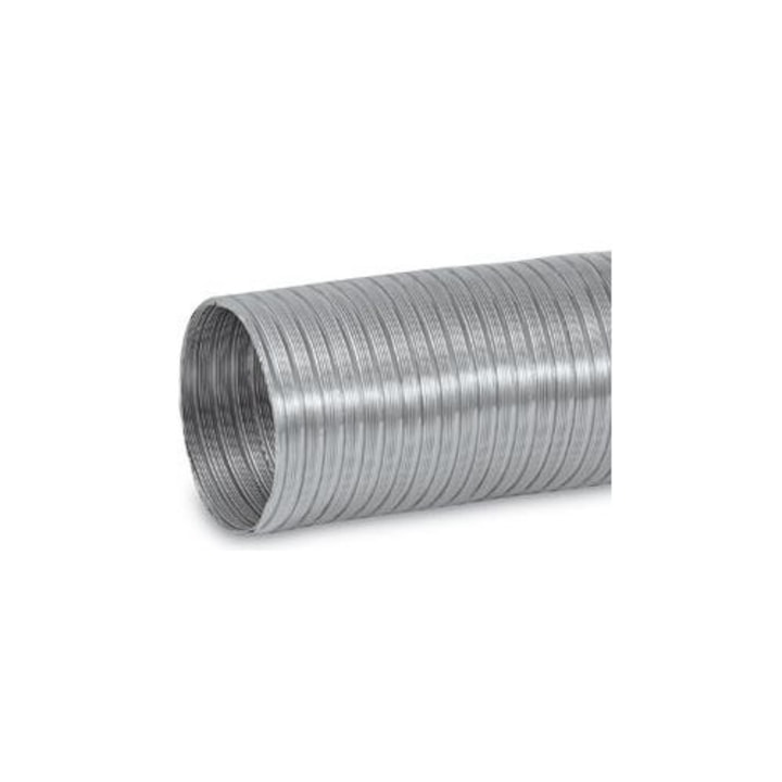 Rura flexibila din aluminiu UN, 300mm, 1mb extensibila pana la 3mb