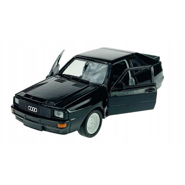 Masinuta Metalica Welly Audi Sport Quattro Black 1:34