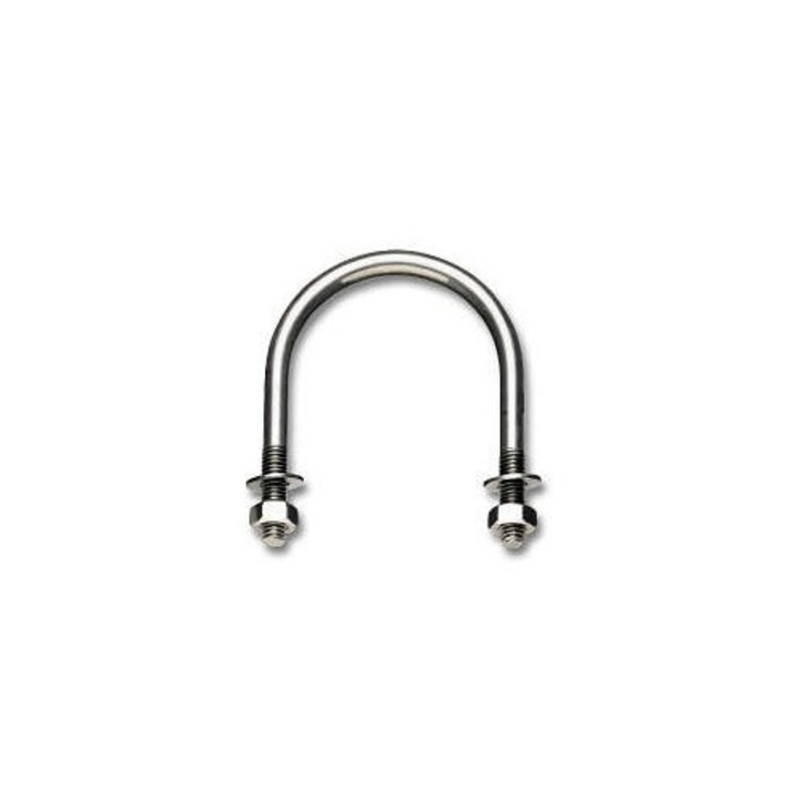 Clema de prindere pentru tuburi si tevi Robur, M6, 48x22mm