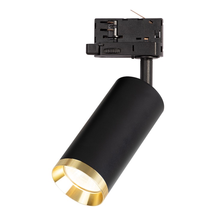 Spot LED Milagro Mica, 1xGU10, fekete, 6x6x18cm