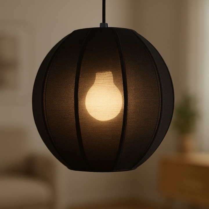 Lampa pendul MILAGRO Dana, negru, 25x25x100cm
