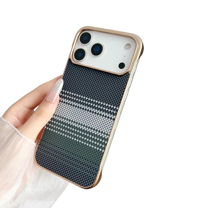 Telefon tok, minimalista modell, ütésálló, zöld Moonrise, Apple iPhone 16 Pro Max-hoz