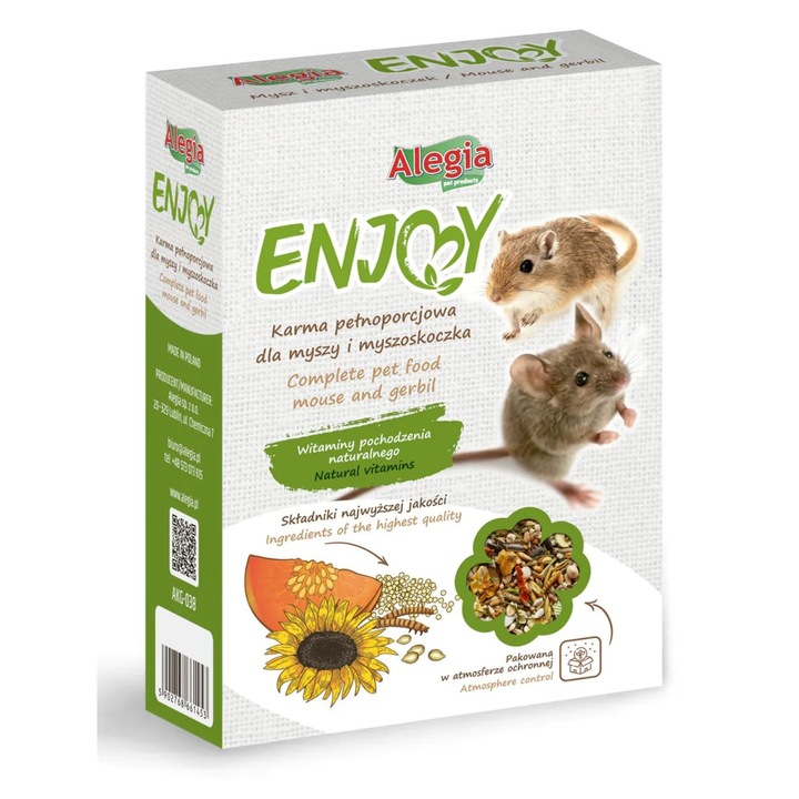 Hrana pentru soareci si hamsteri, Alegia, 400g