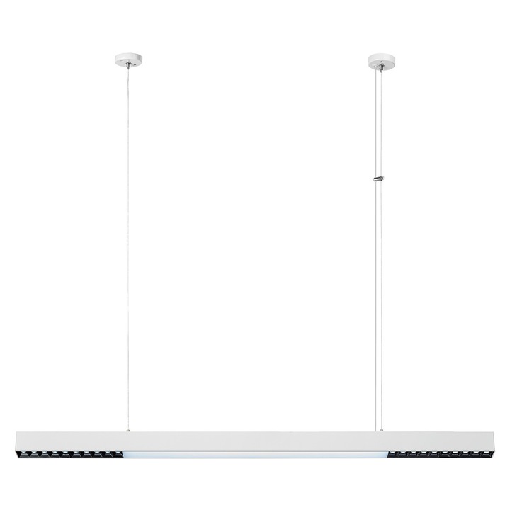 Lampa suspendata LIGHT PRESTIGE Cali, alb, 120x120x3cm, LED integrat, 47W, 4609lm