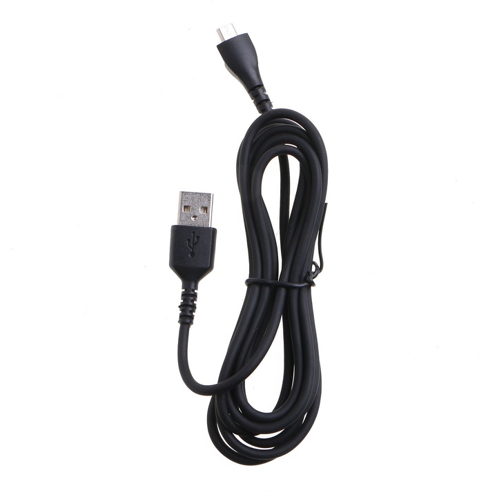 USB kábel egérhez, 1.8m, PVC, fekete, 1 db-os készlet