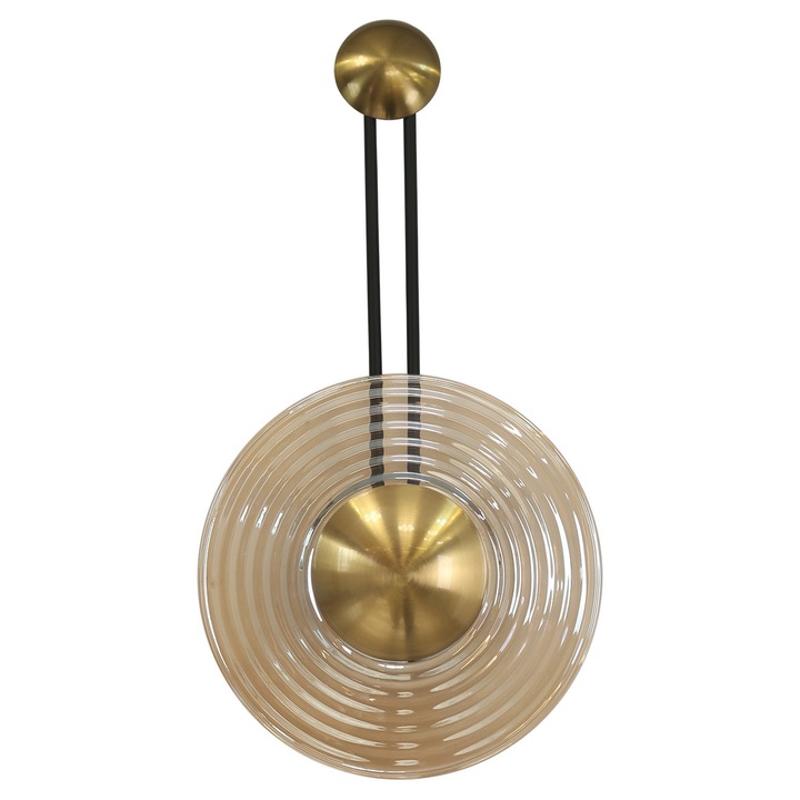 Aplica LED Bell, LIGHT PRESTIGE, szálcsiszolt, 8x8x56cm, 8W, szabályozható
