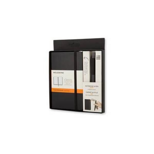 Moleskine Pocket Notebook and Classic Click Roller Pen - 0.5