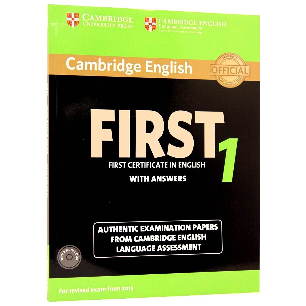 Cambridge English First 1 from 2015 Exam Student's Book Pack (Student's Book with Answers and Audio CDs (2))