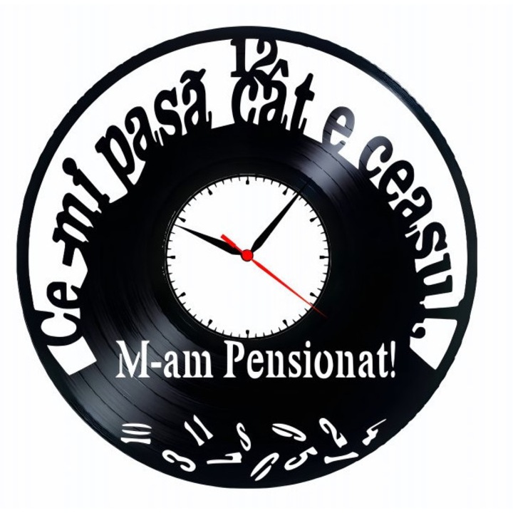 АЗ СЪМ ПЕНСИОНИРАН-стенен часовник