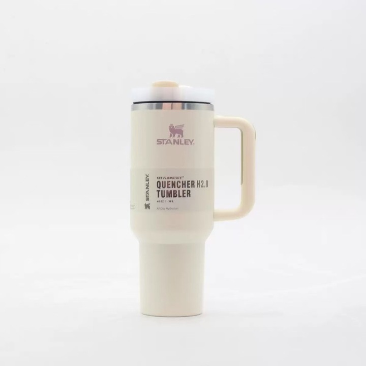 Stanley termosz pohár, rozsdamentes acél, 40oz, krémfehér, 1180ml