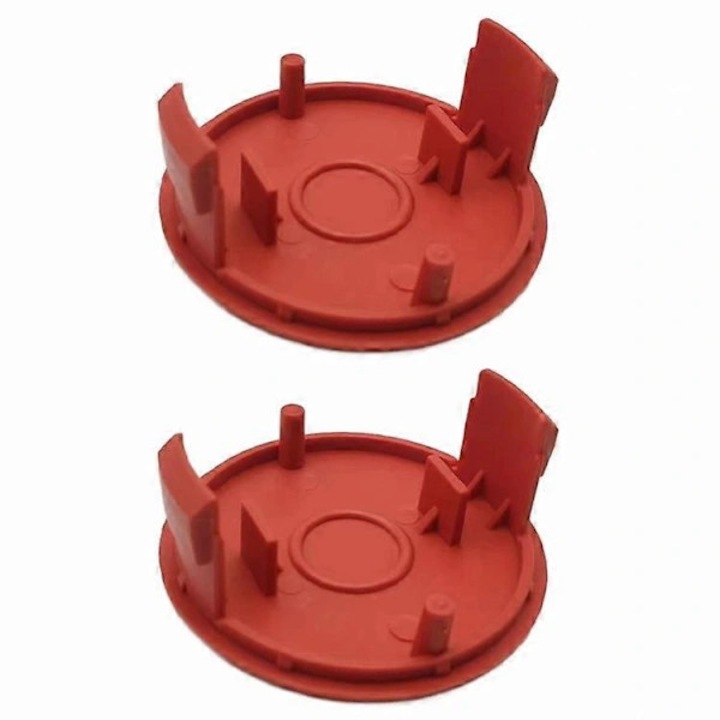 Set 2 bucati, Capac bobina compatibil cu Bosch AFS 23-37, din plastic ABS, rezistent si durabil, Rosu, 33x75 mm