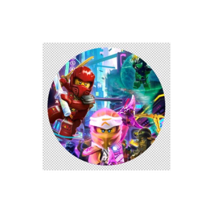 Комплект пинята нинджа за декорация на нинджа парти/декорация за рожден ден на нинджа, InBoxxarty, аксесоари за нинджа парти, многоцветен, 4 части